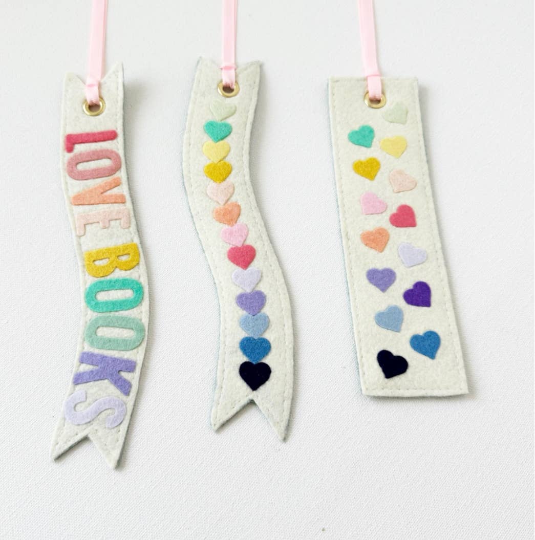 Shh‚Ä¶ Rainbow Felt Bookmark