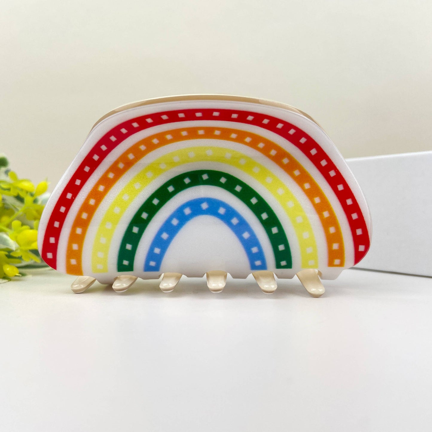 Cute Cartoon Rainbow Hair Clip