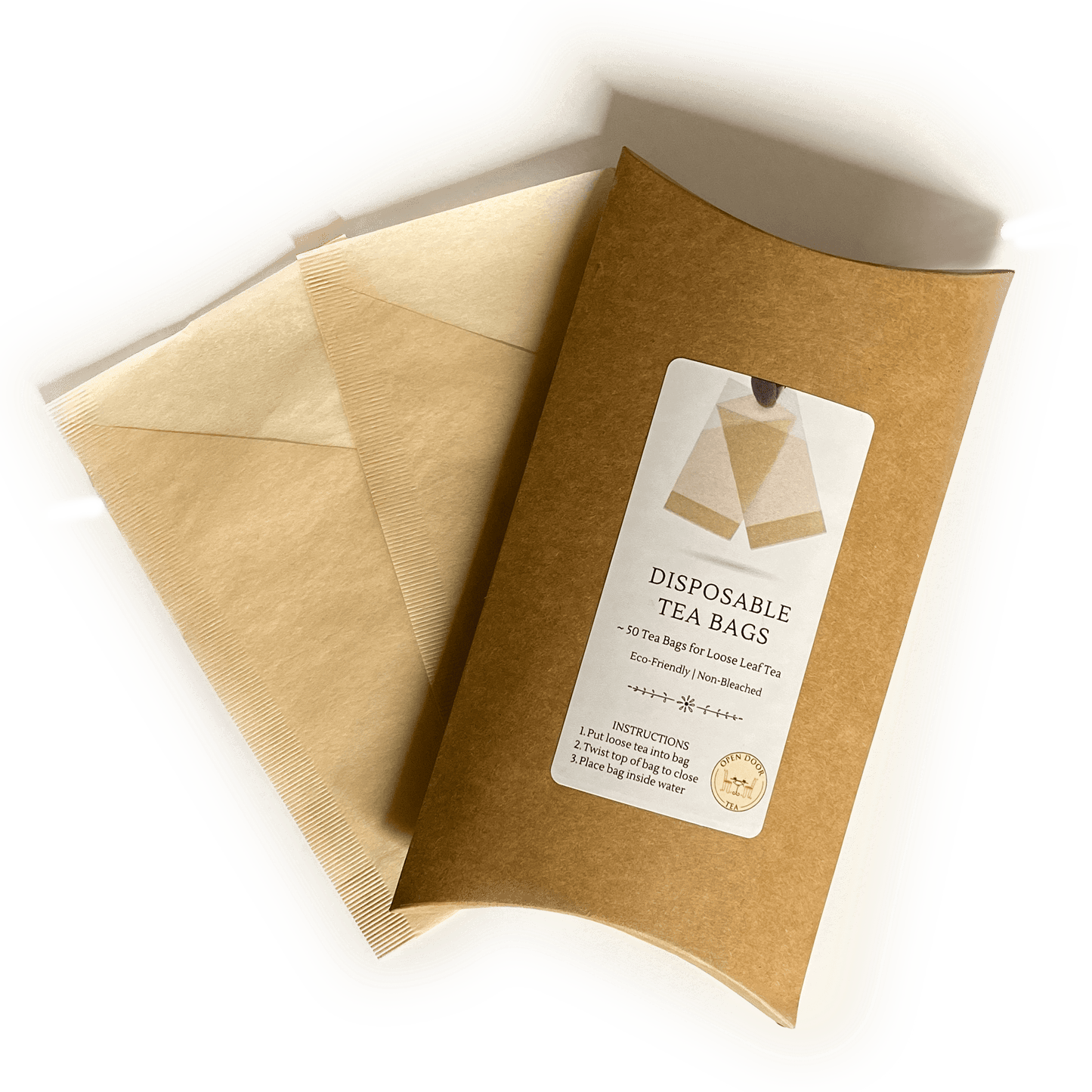 Paper Tea Bags - Fillable | Retail or Bulk Restaurant Use