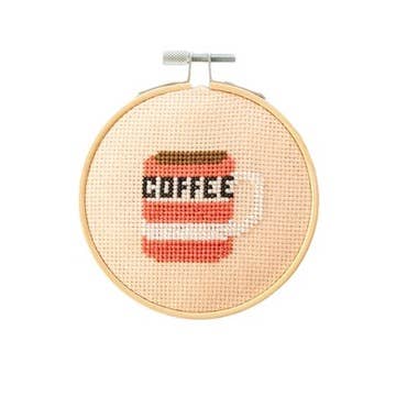 Coffee Cross Stitch Kit