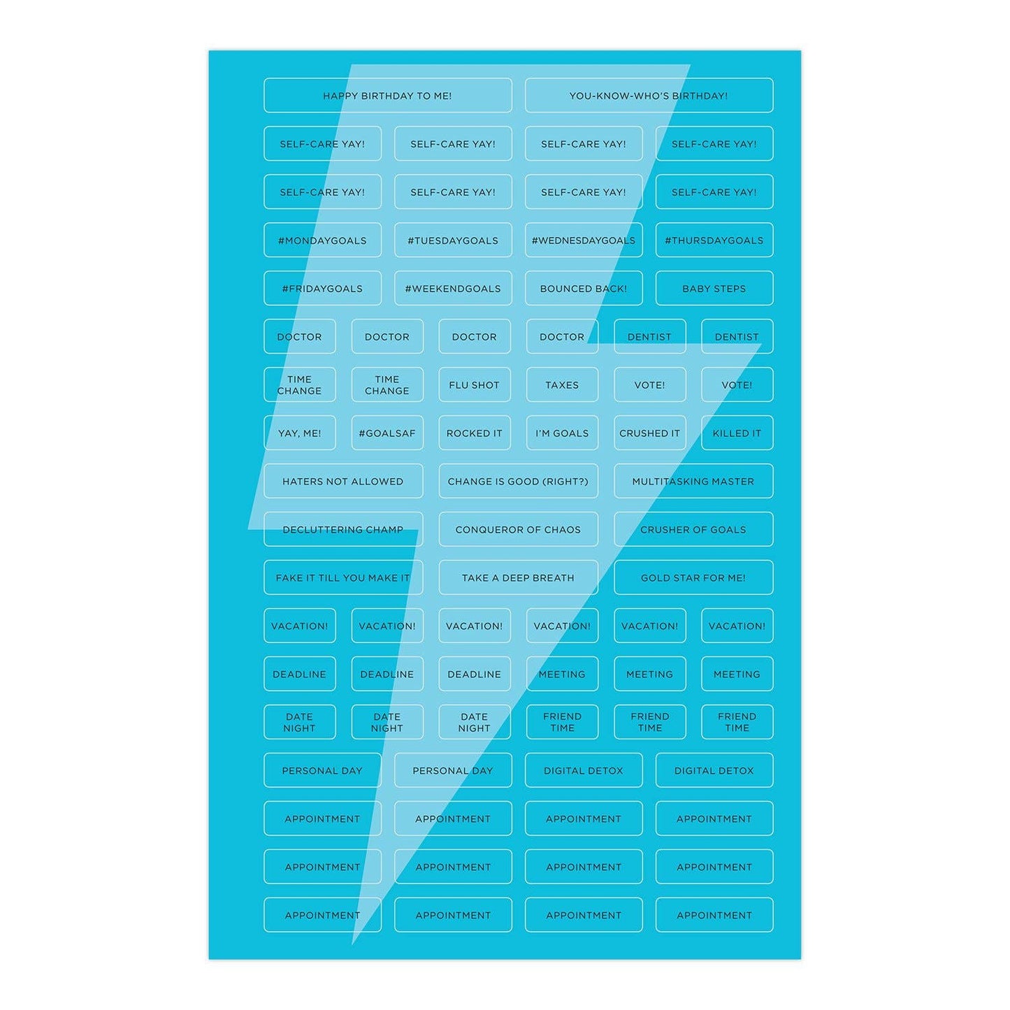 Crush Those Goals Large Hardcover Planner