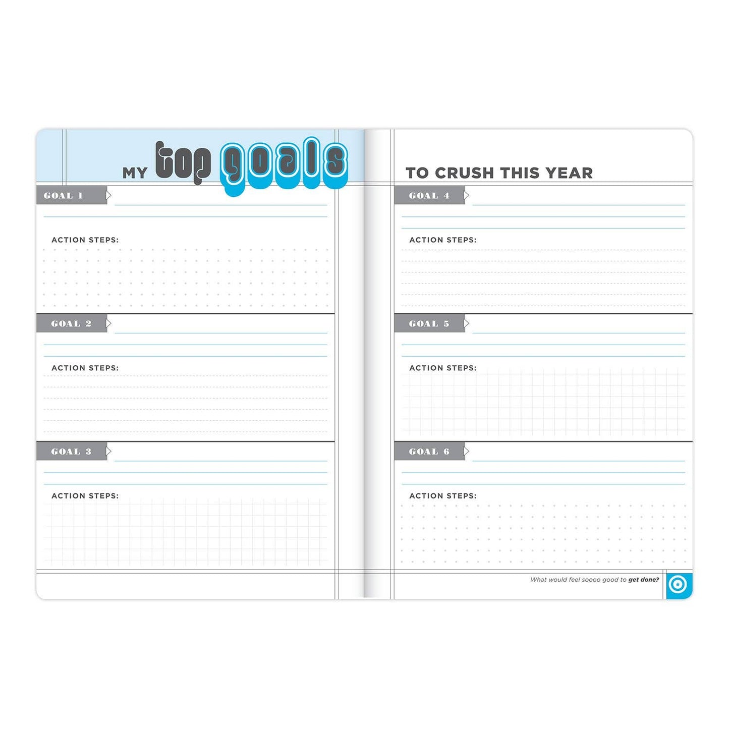 Crush Those Goals Large Hardcover Planner