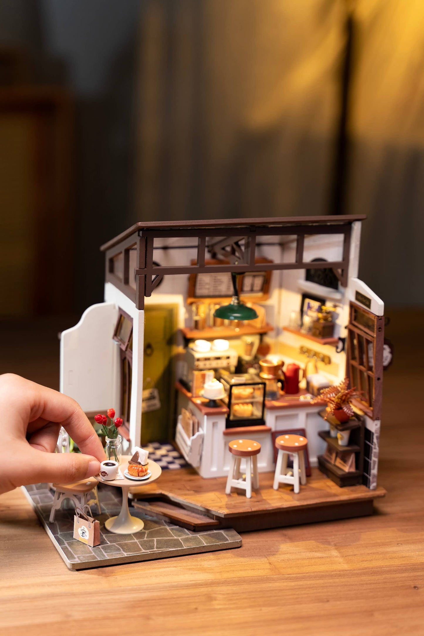 DIY Miniature House Kit: No. 17 Caf√©