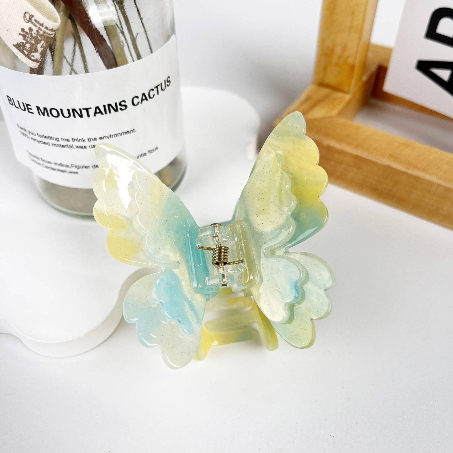 1.77" Colorful Butterfly Hair Clips