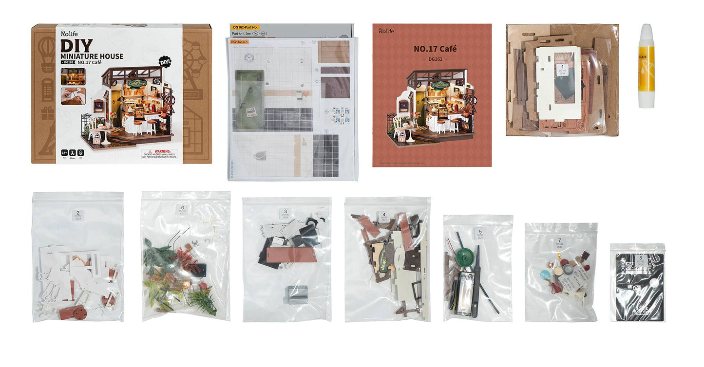 DIY Miniature House Kit: No. 17 Caf√©