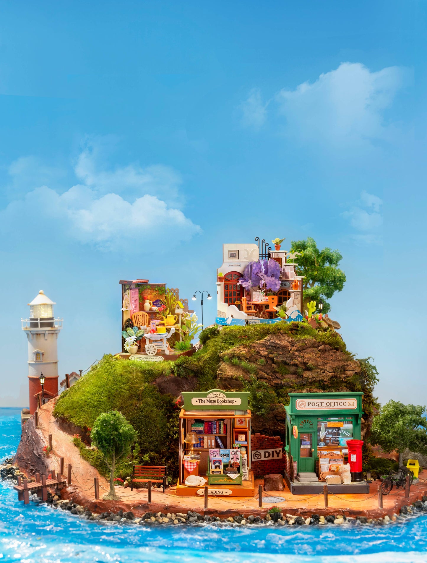 DIY Miniature House Kit: Century Post Office