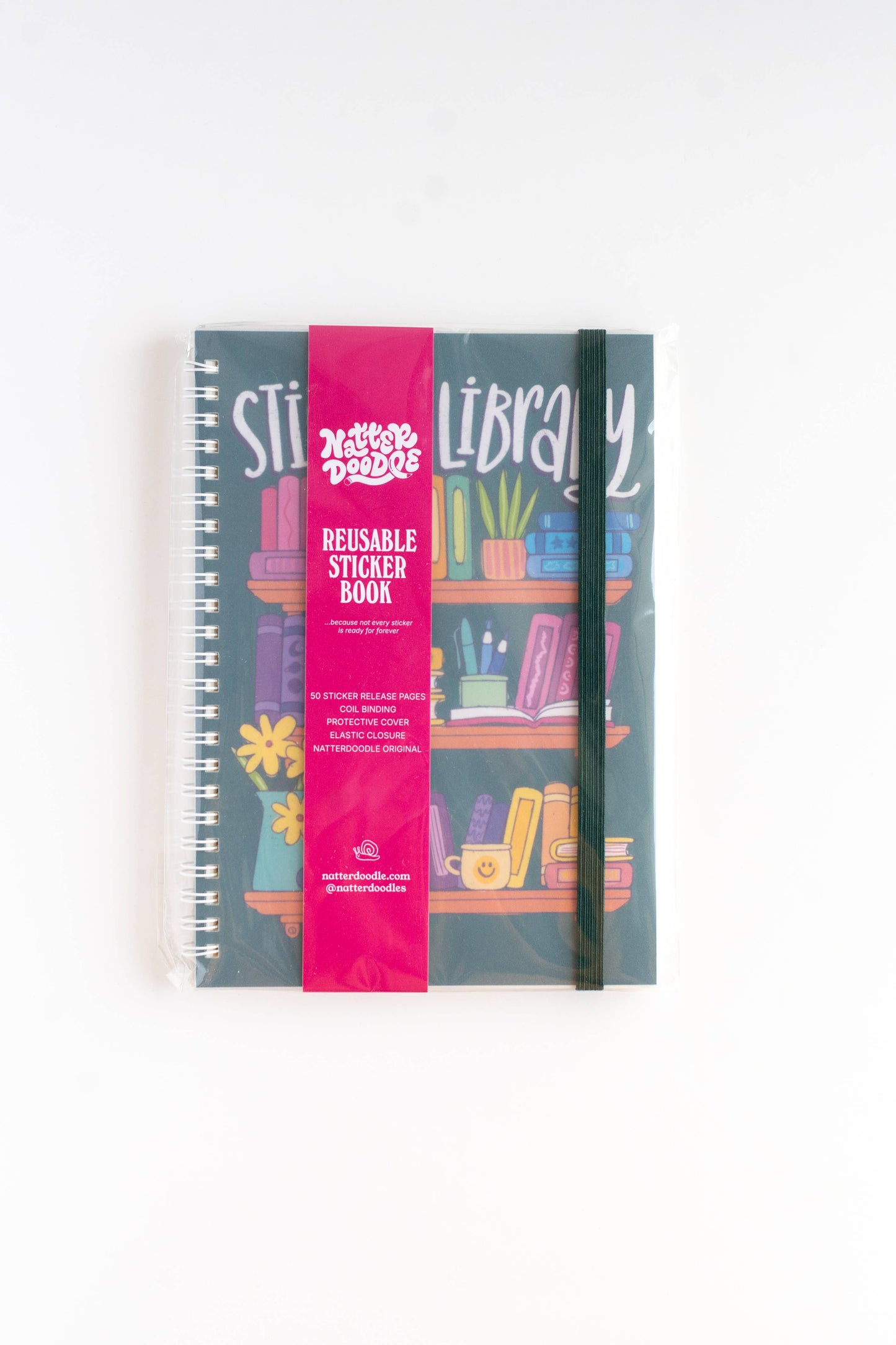 Sticker Library – Colorful Reading Reusable Sticker Book
