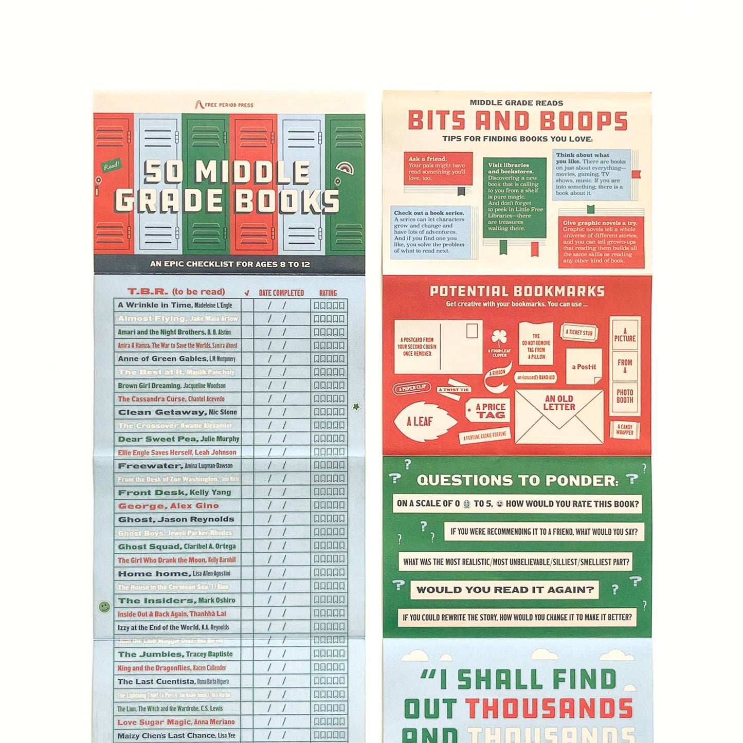 50 Middle Grade Books: An Epic Checklist for Ages 8 to 12