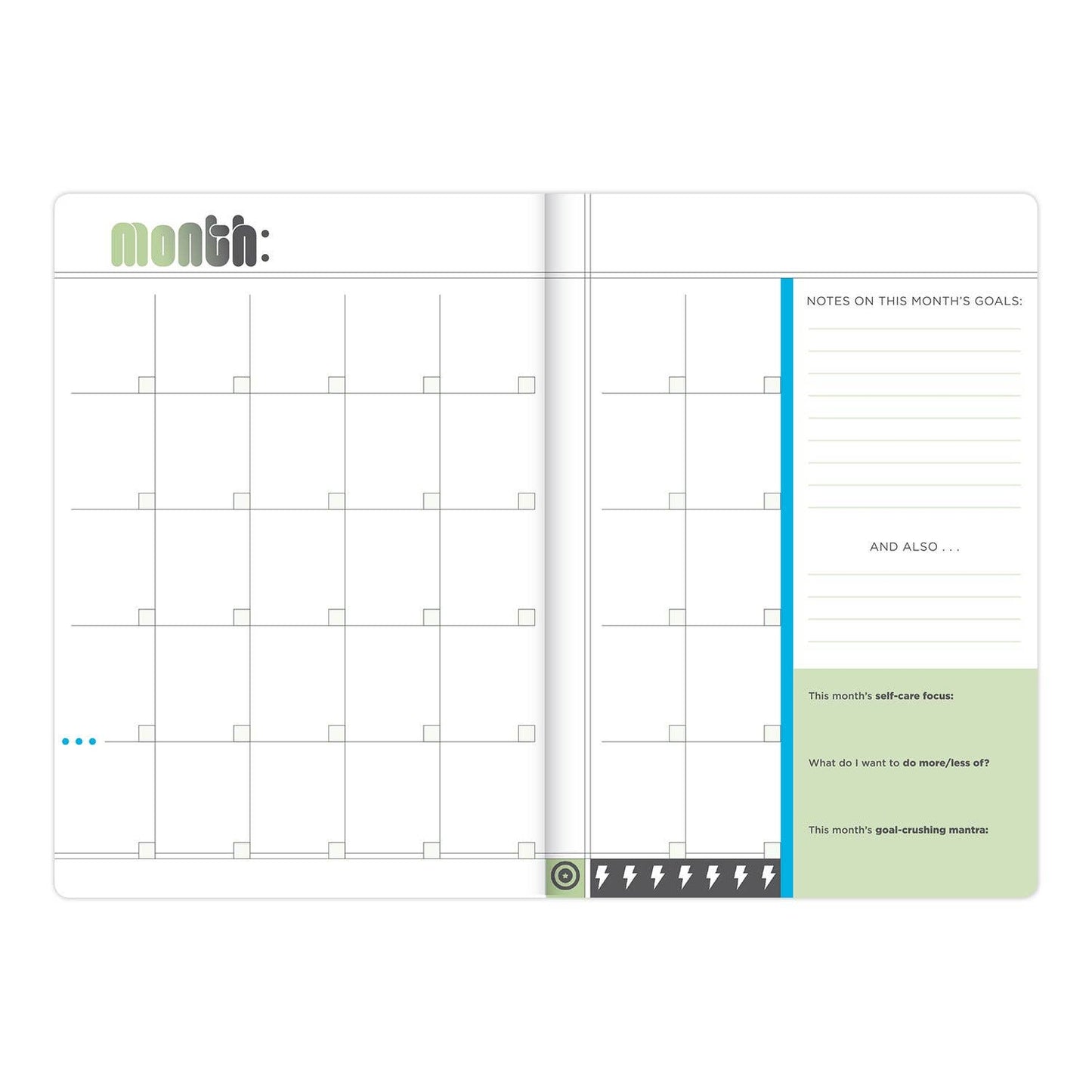 Crush Those Goals Large Hardcover Planner